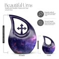 thumbnail image 2 of Mystic Moonlit Manor Urn - Human Remains Urns - Urns For Human Ashes Adult Man - Miniature Urns For Human Ashes - Urnas Para Cenizas Humanas Adultos, (Combo - 10" & 4", 2 Pcs), 2 of 2