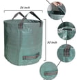thumbnail image 4 of 2x Bolsas para residuos de jardín, 272l Bolsas para residuos de jardín autoportantes, Bolsas para hojas, Contenedores para residuos de jardín, Bolsas para residuos verdes de tejido resistente de, 4 of 5