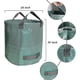 thumbnail image 4 of 2x Bolsas para residuos de jardín, 272l Bolsas para residuos de jardín autoportantes, Bolsas para hojas, Contenedores para residuos de jardín, Bolsas para residuos verdes de tejido resistente de, 4 of 5