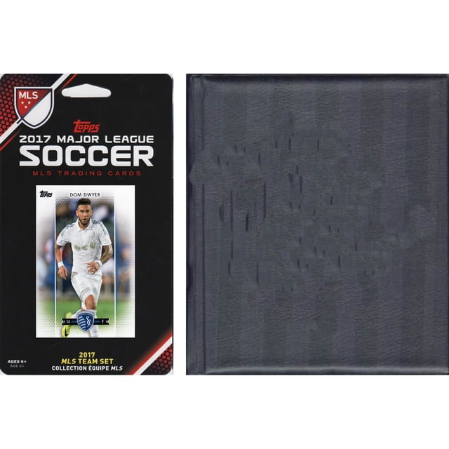 C&I Collectables MLS Sporting Kansas City Licensed 2017 Topps Team Set and Storage Album