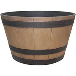 Southern Patio 8248965 HDR-012207 Hampton Whiskey Barrel, Natural Oak - 15. 5 (Best Short Barrel Ar 15)