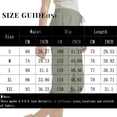 thumbnail image 2 of ASDFVBKG Pedal Pushers for Women Linen Capri Pants Trendy Summer Elastic Waist Knee Length Bermuda Shorts Dressy Casual Linen Capris with Pockets Navy S, 2 of 2