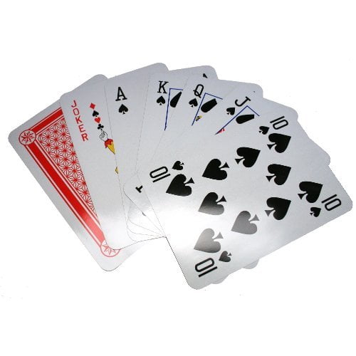 14 1/2" Jumbo Playing Cards box of 54