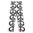 thumbnail image 3 of Peace Signs Heart Women's Pajamas Pajama Pants Women's Sleepwear Lounge Sleep Bottoms Stretch with Pockets, 3 of 7