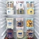 thumbnail image 3 of Naiovety Plástico Sellado Latas Cocina Caja Almacenaje Transparente Food Bote Keep Fresh Organizadores de utensilios de cocina azul L Naiovety HA0062-09B, 3 of 6