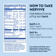 thumbnail image 6 of Nervive Nerve Relief, Occasional Nerve Discomfort II, Nerve Relief, Starts Working in 7 Days, Stabbing, Burning, Alpha Lipoic Acid, B Vitamins, Turmeric, Ginger, Nervive Supplement, 30 Tablets, 6 of 7