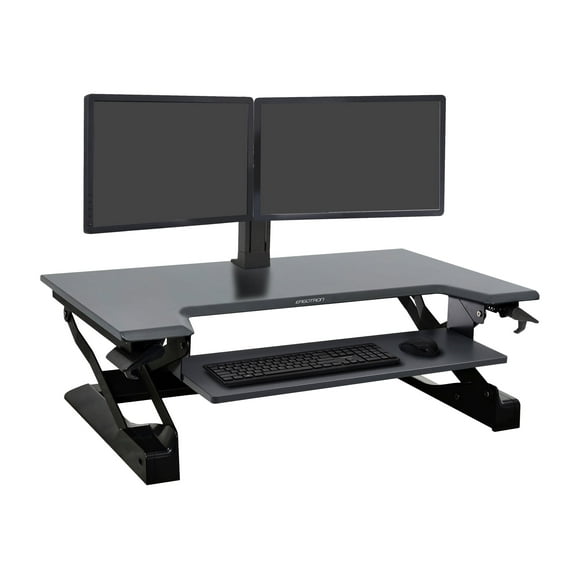 Ergotron WorkFit-TL - Standing desk converter - gray - black base