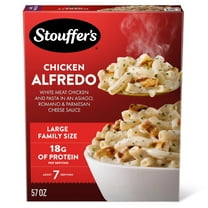 Stouffer’s Chicken Alfredo Pasta, Large Family Size, Frozen Chicken Pasta, Frozen Dinners 57 oz