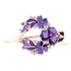 thumbnail image 5 of 2pcs Pinza de cabellero Floral Rhinestone Formal Gruesa Horquilla Pinza Accesorios para El Cabello, 5 of 7