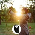 thumbnail image 1 of Hytrove 1Pcs Tir Extérieur Noir Rétro pour Archers, 1 of 7