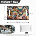thumbnail image 7 of Yuyamidu Hippie Flowers Golf Cart Seat Covers with 4 Pockets Floral Club Car Seat Cushion Covers for More 2 Person Seats Floral Golf Cart Seat Towel Blanket, 7 of 7
