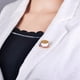 thumbnail image 2 of 2x Cristal Espresso Forma Broche Alfileres Mujer Tela Joyería Decoración Yinane Broche de esmalte vintage, 2 of 8