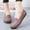 #018-Pink, variant on Wowcloth Women's Slip-On Sneakers - Lightweight Anti-Slip with Breathable Bean Shoes for Casual Comfort