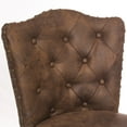 thumbnail image 6 of Hillsdale Edenwood 40.75" Wood Contemporary Counter Stool in Chocolate/Chestnut, 6 of 8