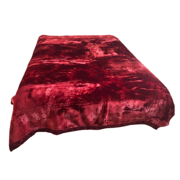 Weighted & Heavy Korean Faux Mink Fleece Blanket 2 Ply Reversible Silky