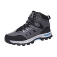 thumbnail image 2 of AUDeals Men's Hiking Boots, Waterproof Mid Top Shoes with Breathable Comfort for Camping and Trekking (Grey, 9.5), 2 of 8