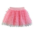 thumbnail image 5 of RMGVDSD Tutu Skirt For Girls Carnival Solid Color Skirt Classic Elastic Waist Layered Tutu Tulle Skirt Birthday Party Dance Skirts Stylish Dresses, 5 of 5