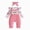 H121-Pink, variant on TOWED22 Baby Girl Clothes Romper Ruffled Long Sleeve Love Fall Winter Outfits with Bow Headband 0-18 Months,Brown,12-18 M