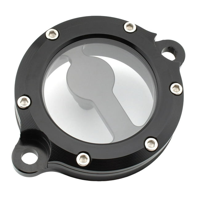 La cubierta del elemento del filtro de aceite del motor reemplaza la protección de los accesorios del coche aleación de aluminio transparente duradero Cola Cubierta del elemento de aceite
