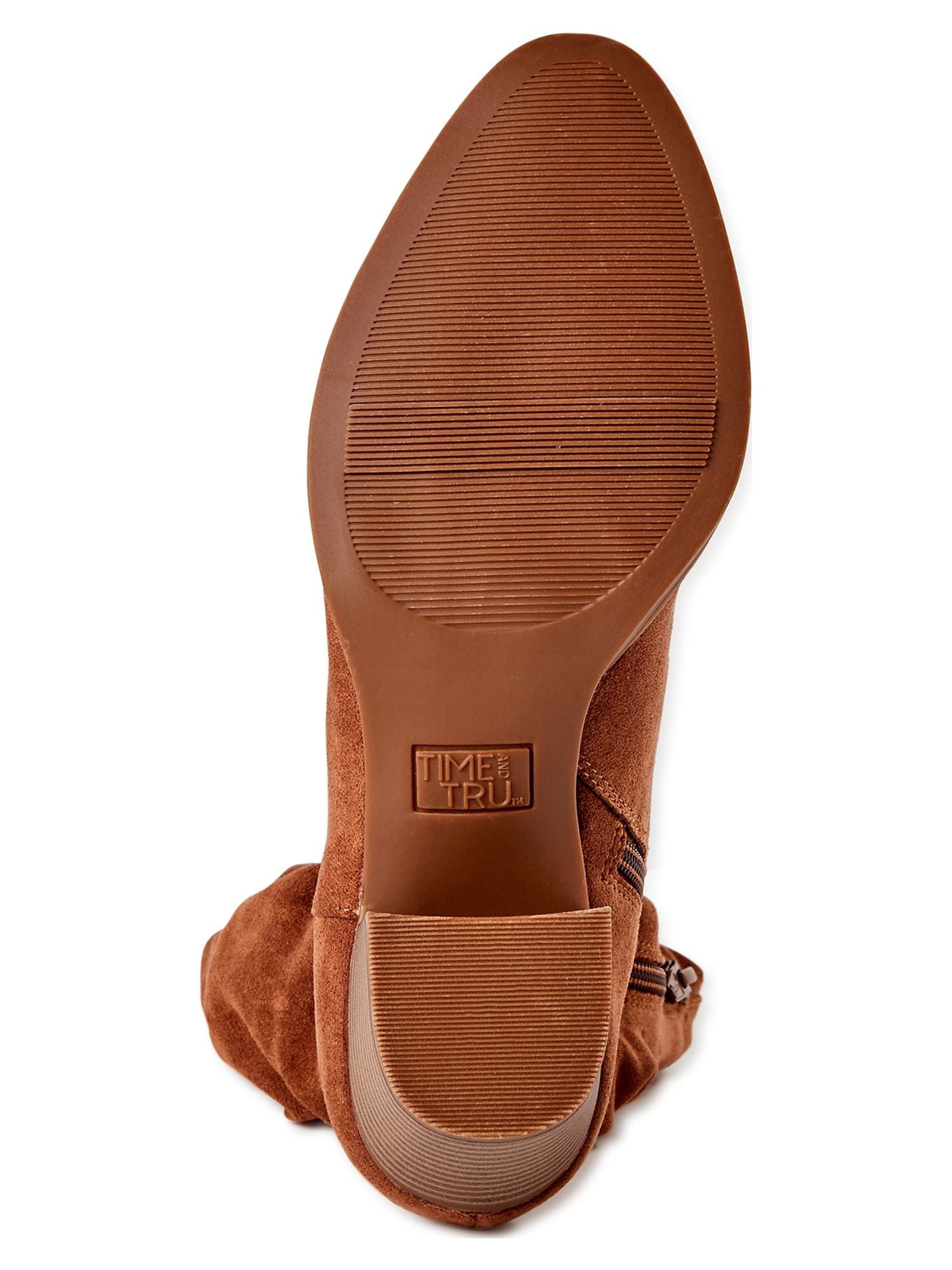 Time and Tru Women's Tall Heeled Slouch Boots
