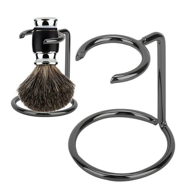 Shave Brush Holder, Durable And Anti-Rust Brush Holder, Stainless Steel For Salon Home Travel Use Men