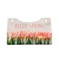 thumbnail image 4 of Naloa Hello Spring Print Leather Tissue Box Cover Rectangle | Long Tissue Box Cover | Tissue Box Holder | Tissue Holder for Bathroom, 4 of 9