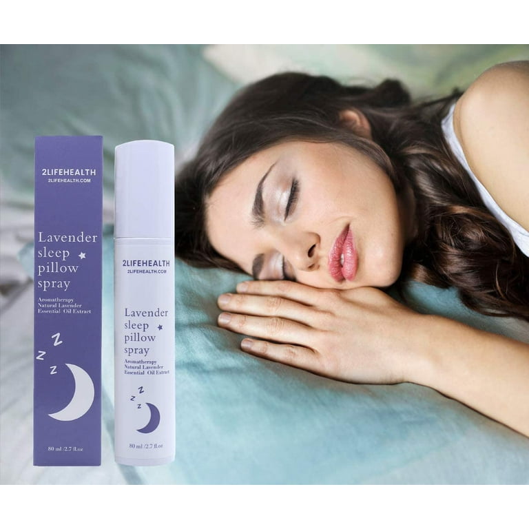 60ml Lavender Spray Sleep Aid Relaxation Sleep Well Lavender Pillow Mist *