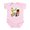 Petal Pink, variant on CafePress - Forest Friends Infant Bodysuit - Baby Light Bodysuit, Size Newborn - 24 Months