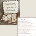 thumbnail image 2 of Caja de regalo de madera con forma de corazón personalizada, tesoro de la amistad único para mejores amigos, 2 of 8