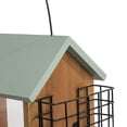 thumbnail image 6 of Vibrant Life Wood Hopper Bird Feeder with Double Suet Cages, 10 lb Capacity, 6 of 9