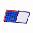 thumbnail image 1 of Puntas para Tacos de Billar, Lote de 50 piezas de Pegamento Azul en una sola Capa, Puntas para Tacos de Billar, Puntas para Tacos de Billar, Puntas para Tacos de Billar Con Caja de, 1 of 7
