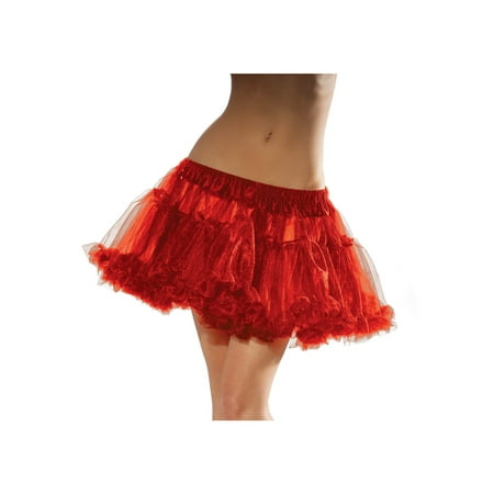 Women's Medium Red Petticoat Halloween Costume Accessory