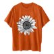 thumbnail image 2 of Camisetas de Manga Corta para las Mujeres Impreso Cuello Redondo Suelto Camiseta, Casual Cuatro Estaciones Blusa para el Hogar, 2 of 3