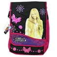 thumbnail image 1 of Disney's Hannah Montana Hot Pink/Black Knapsack Style Messenger Bag, 1 of 1
