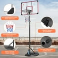 Height Adjustable Portable Basketball Hoop System with 32Inch