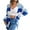 Blue, variant on Womens Fall Fashion 2022! QLEICOM Sweaters for Women, Women's Fashion Autumn Winter Stripes Long Sleeve Cardigan Sweater Coat Tops On Clearance