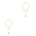 thumbnail image 1 of Qarigey Collar de aleación elegante para mujer, adorno para el cuerpo, decoración colgante para mujer, collares de piedra, regalo de cumpleaños, Type1 NO1 Qarigey CBP389053, 1 of 6
