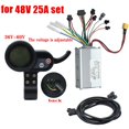 thumbnail image 2 of Para JP Controlador de motor sin escobillas de 48 V 25 A + Kit de medidor de tablero de 36-60 V para JP Electric, 2 of 5
