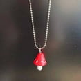 thumbnail image 2 of MasteelfCA 1 Pce Collier Pendentif en Forme de Champignon Chaîne de Cou Décorative Accessoire, 2 of 7