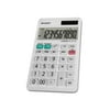 Sharp EL-377WB 10-Digit Display Handheld Calculator Battery Powered, White