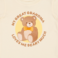 thumbnail image 4 of Inktastic My Great Grandma Loves Me Beary Much Boys or Girls Baby T-Shirt, 4 of 5