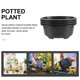thumbnail image 3 of 4 unids macetas de plástico jardinería contenedores de flores plantas macetas plástico plástico, 3 of 5