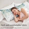 thumbnail image 6 of Eucalyptus Leaves Body Pillow Cover 20x54, Spring Pastoral Butterfly Botanical Decorative Pillowcase with Zipper, Microfiber Pillow Protector, Soft Breathable Long Lumbar Pillowcases for Women, 6 of 9