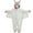 White, variant on Halloween Toddler Onesies Long Sleeves Cute Flannel Jumpsuit Animal Hoodie Kids Dress Up Clothes Role-Play Party Yellow, 3 T