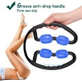 thumbnail image 6 of BIMZUC Muscle Roller, Trigger Point Muscle Roller for Calves, Leg, Arms, Tennis Elbow and Golfer Elbow, Foam Roller Deep Massage Tool for Relieve Muscle Soreness, Stiffness and Tight Muscles - Blue, 6 of 7