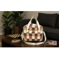 thumbnail image 5 of Jessica Simpson Overnight Weekender Duffle Travel Tote Bag with Adjustable Luggage Shoulder Strap for Travel, Commute, and Weekend Getaways in Plush Poptart Checkerboard, 5 of 7