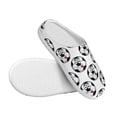 thumbnail image 3 of Picia Happy Football for Women's Lamb-hug Comfy Fleece House Slippers Memory Foam, Slip-on House Shoes Indoor Outdoor-46/47, 3 of 7