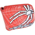 thumbnail image 2 of Golf Mallet Putter Head Cover Spider Embroidery Pattern Magnetic Synthetic Leather PU Headcover, 2 of 7