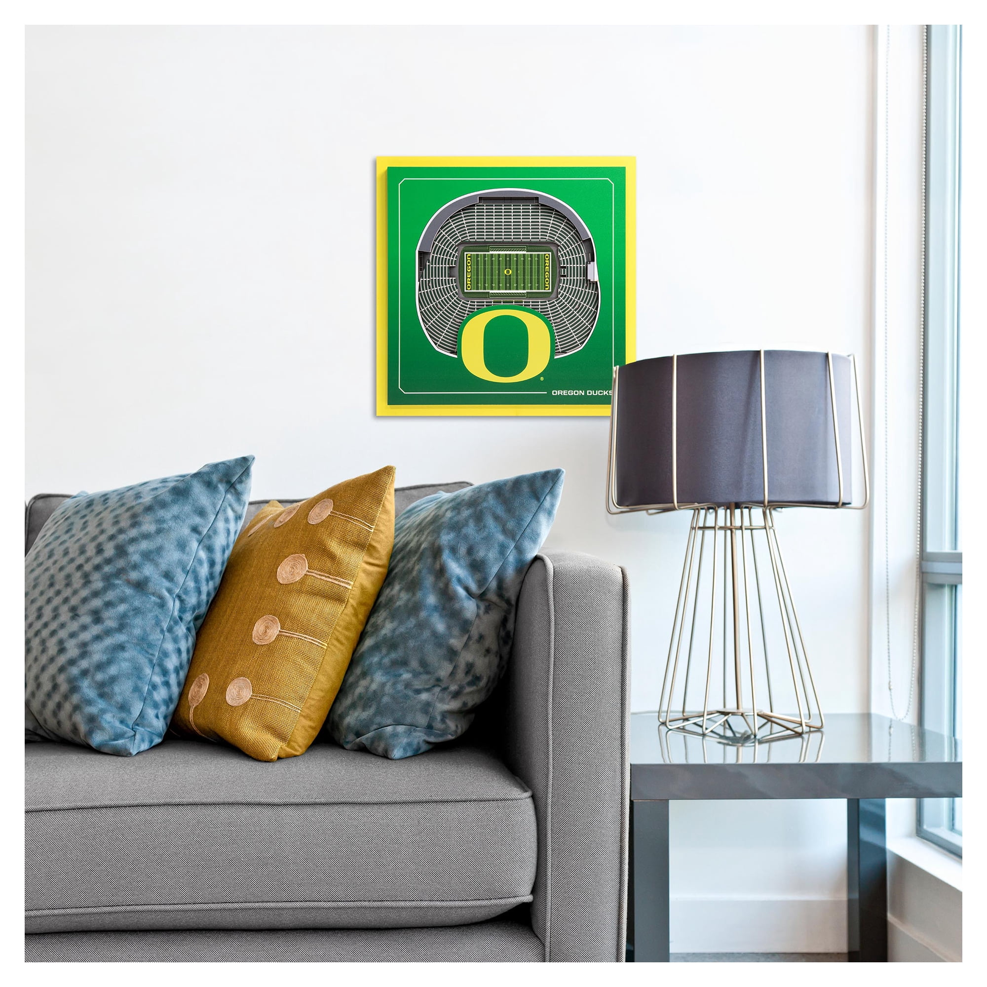 IDNA Oregon Ducks 12" x 12" Stadium Series 3D Wall Art
