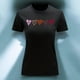 thumbnail image 3 of Playera Blusa Con Estampado De Corazones Ropa Para Mujer Color Negro Talla Chica Marca Emil SaEs, 3 of 4